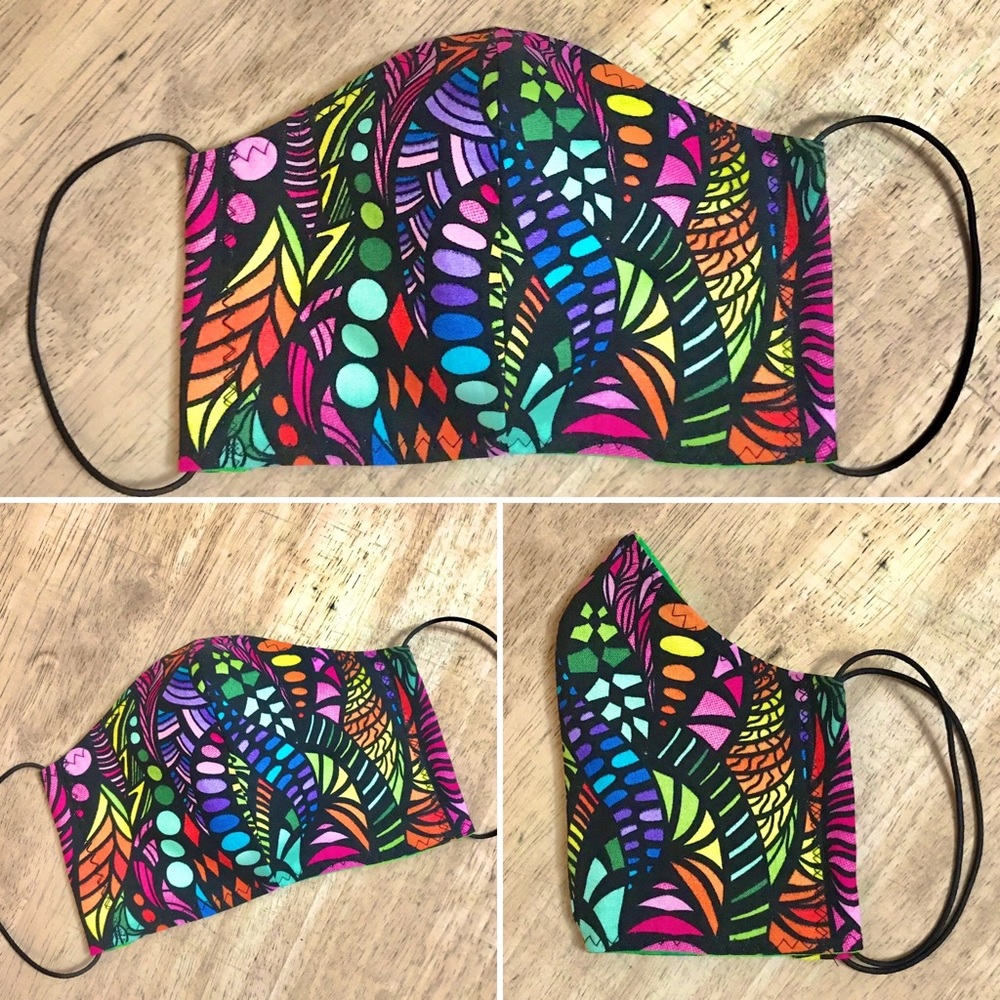 Face Mask ~ 100% Cotton ~ Elastic String